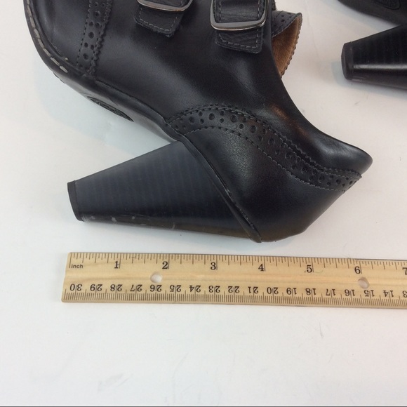 Euro Soft  Double Monk Strap Brogue Heels - Picture 7 of 8